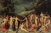 Karel van Mander Garden of Love Spain oil painting reproduction